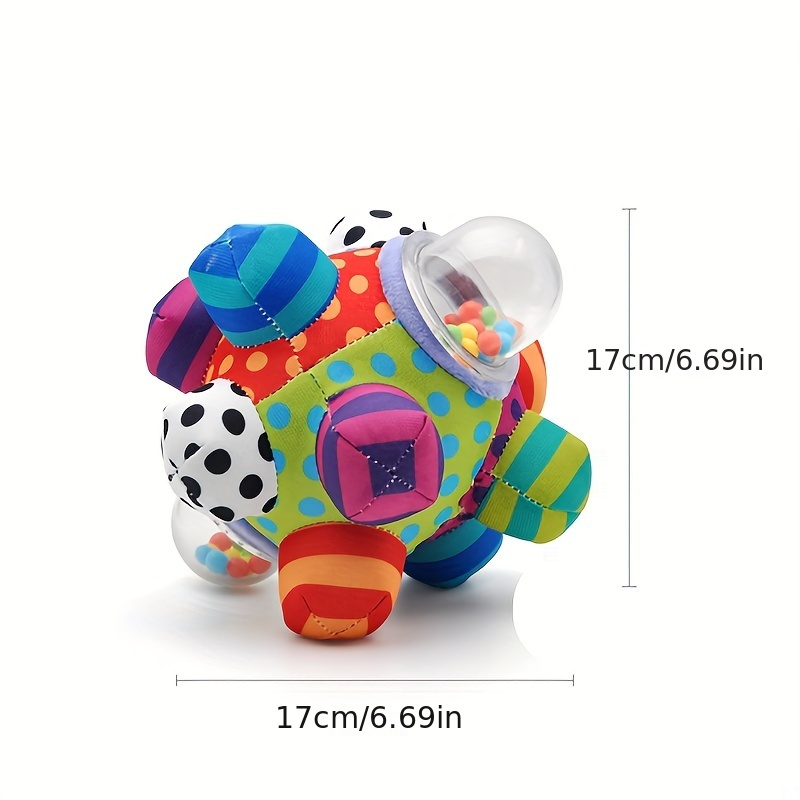 baby   ball rattle ball baby tactile sensory three dimensional rattle cloth ball 0 1 years   hand grab ball halloween christmas thanksgiving gift details 1