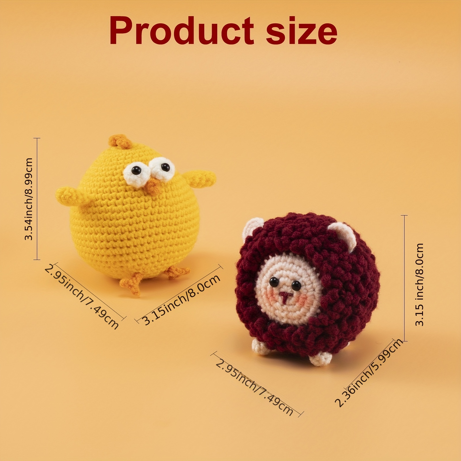  Crochet Kit for Beginners, Crocheting Knitting Kit