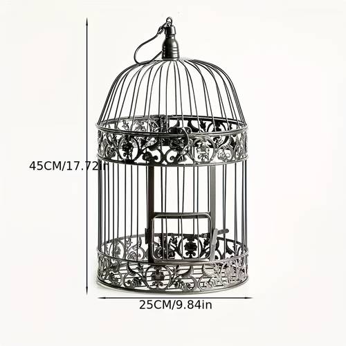 elegant european style iron birdcage weddings photography black decorative cage for birds
