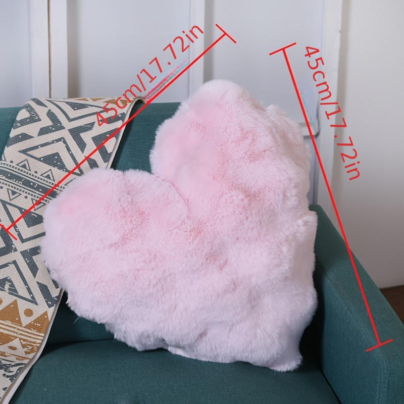 Small Heart shaped Pillow Comfortable Soft Sofa Living Room - Temu