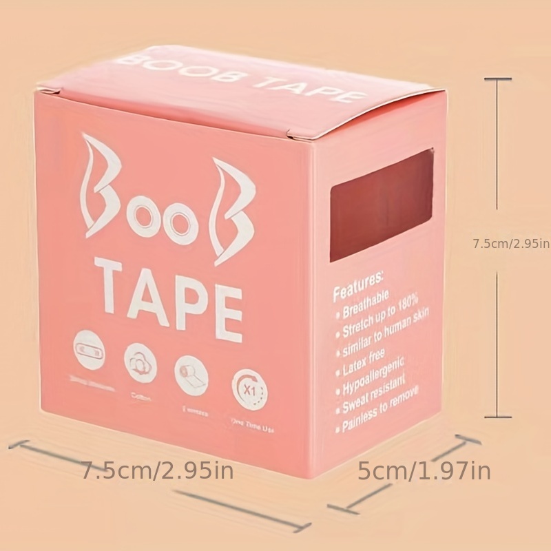 Booby Tape, Breathable & Sticky Boobytape For Breast Lift