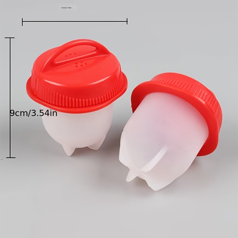 Egg Poacher With Lid Silicone Egg Cooker Perfectly Cooking - Temu