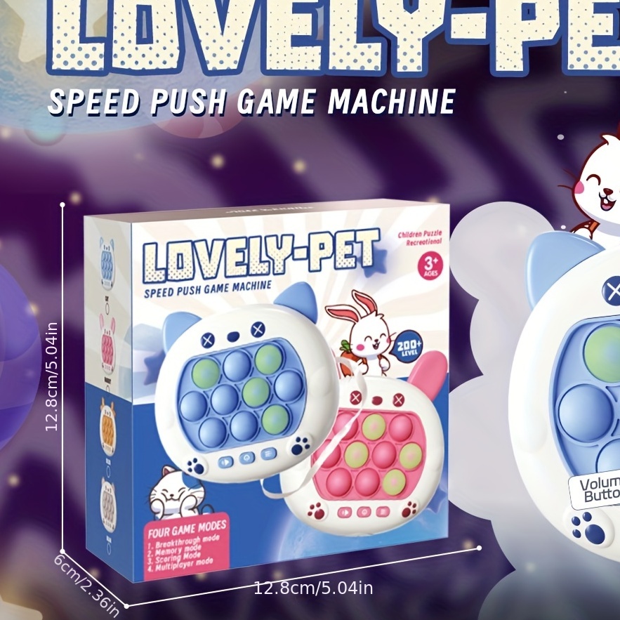 AU FAST PUSH Game Fidget, Quick Push Toy with Lights,Fast Push Bubble Game  Gift $19.95 - PicClick AU