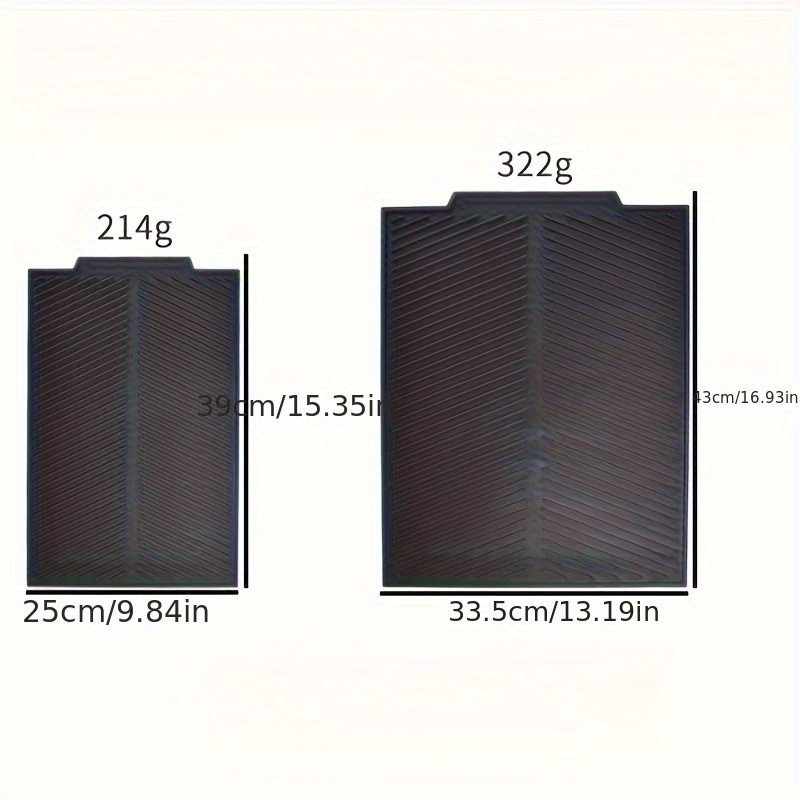 Silicone Draining Board Mat Folding Draining Mat Large Drain - Temu