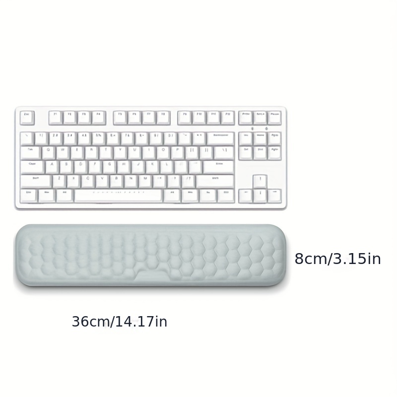 Slow Rebound Memory Foam Wrist Mouse Pad Wrist Pad Keyboard - Temu