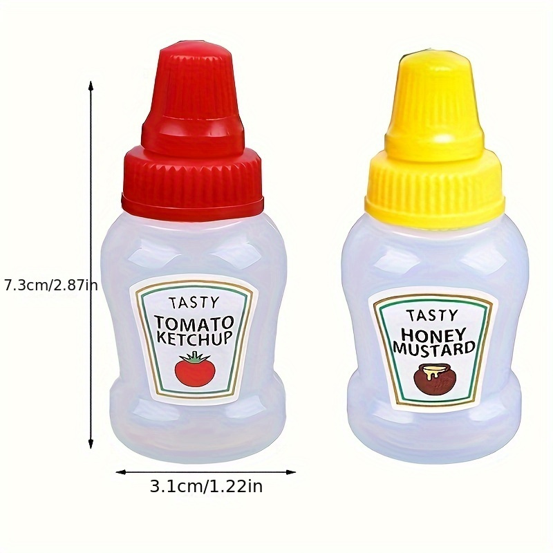 Mini Sauce Bottles, Mini Ketchup Bottles, Condiment Squeeze Bottle, Plastic  Portable Containers Bottle For Office Lunchbox Picnic Oil Soy Sauce Honey  Salad Dressing, Spice Bottle, Kitchen Utensils, Apartment Essentials, Dorm  Essentials