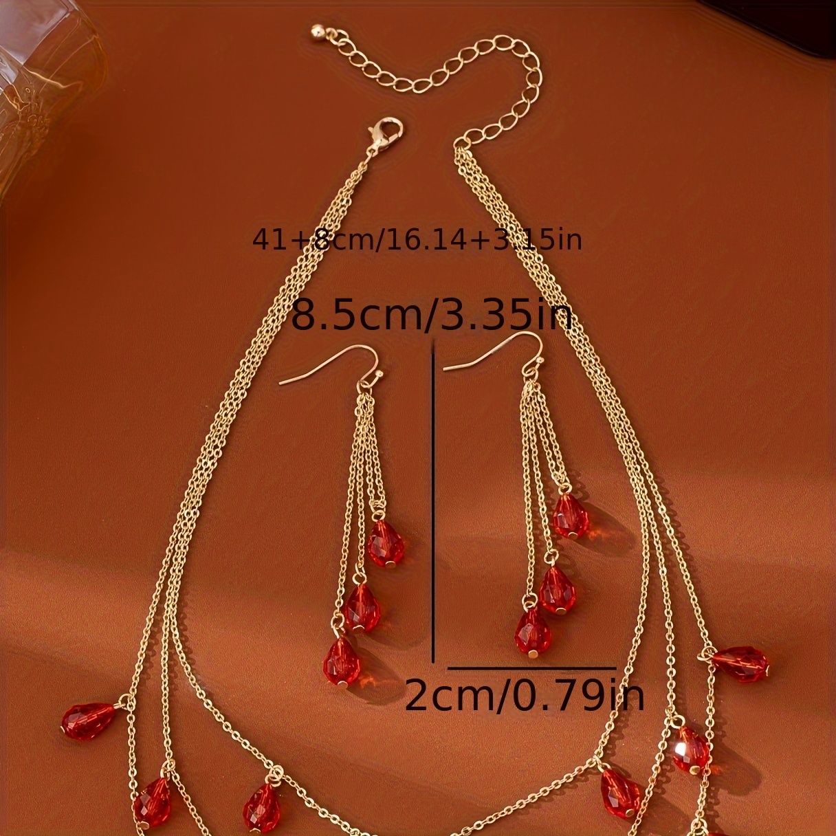 Stylish Women's Earrings & Necklace Set