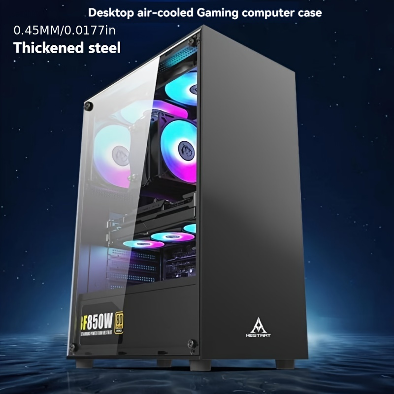 ゲーミングPCケース HESTART RGBファン付き 中古品 - メルカリ