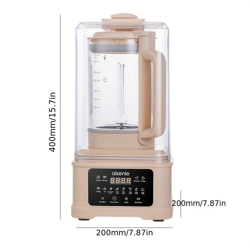 1pc, Soy Milk Blender, 50.72oz/1500ML, Juicer, Soy Milk, Rice Cereal And  Juice Blender, Milkshake, Puree, Filter-free, Self-cleaning, Heat  Preservatio