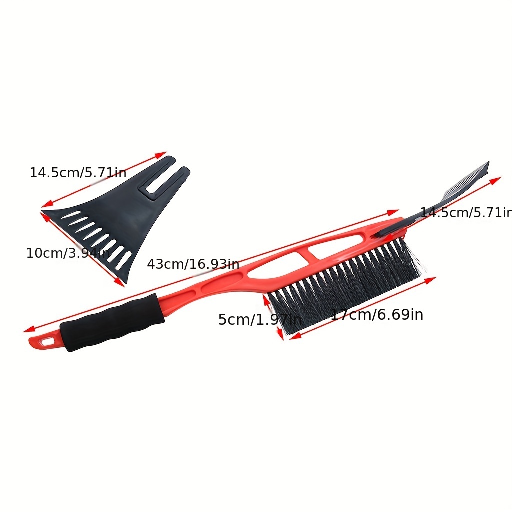 2 In 1 Car  Windshield Ice Scraper And Snow Remover Tool For Window,  Windscreen, And Windshield Deicing New Arrival From Sportop_company, $3.62