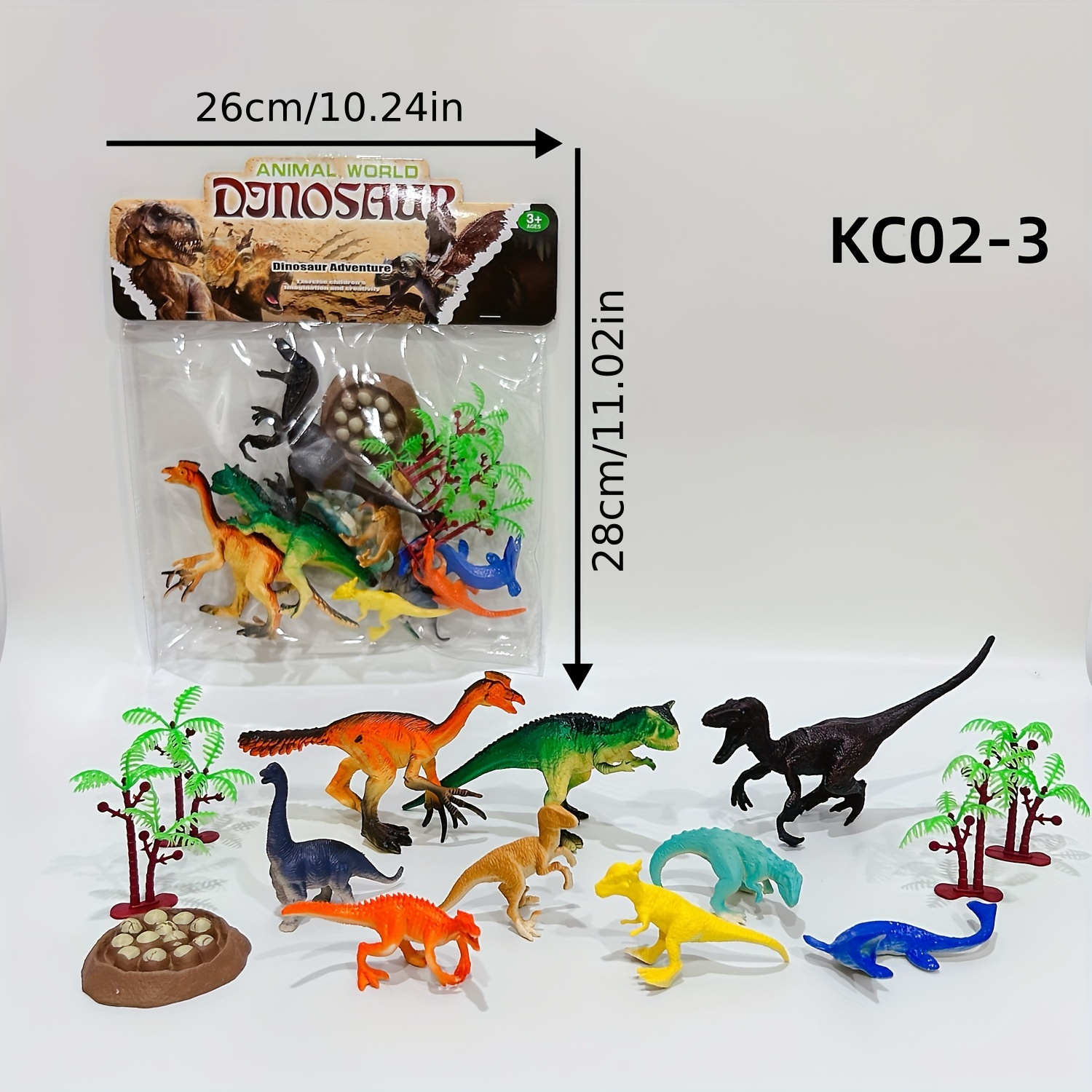 Mini ferme de Simulation d'animaux, 12 pièces, modèle de dinosaure