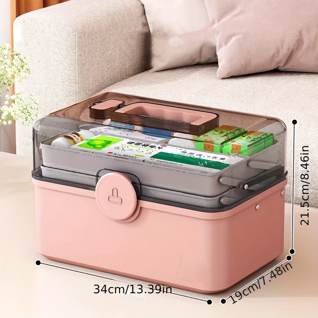 Drawer Type Desktop Medical Box Portable Travel First Aid Kit 2/3 Layers  Large Capacity Household Medicine Storage Organizer Box - AliExpress