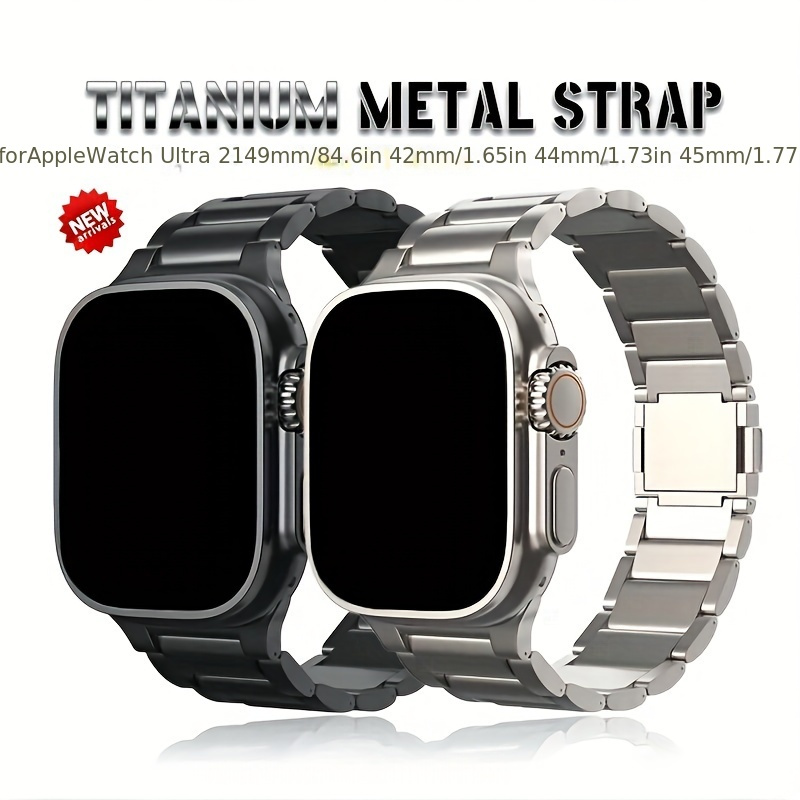 

Magnetic Titanium Band Strap For Watch 9 8 7 6 5 Se Ultra 2 41/44/45/49mm