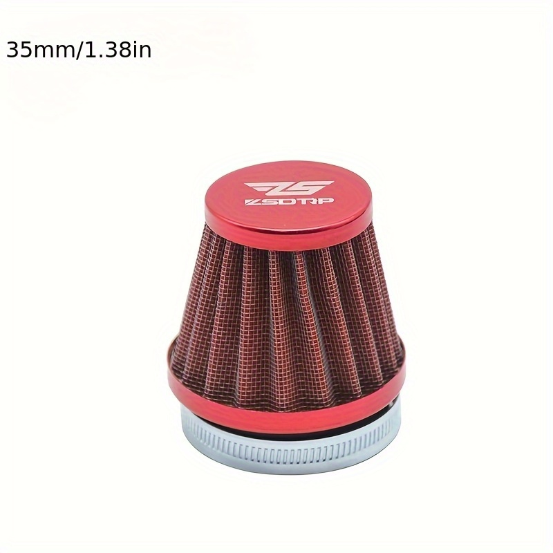 TEMU Motorcycle Carburetor Clamp-on Air Filter - Tapered Design, Compatible With 38mm 42mm 45mm 50mm 55mm 58mm , Durable Rubber Construction For &