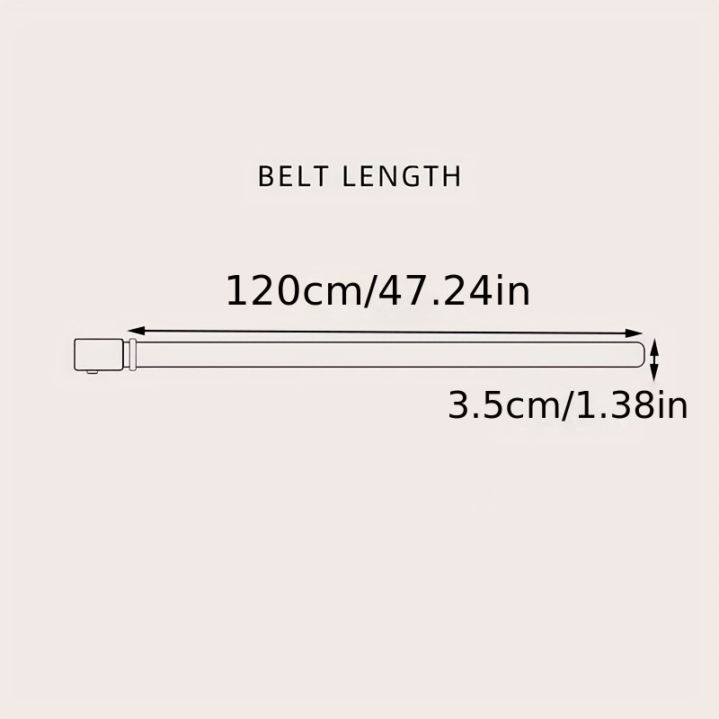 1pc Mens Non Metal Non Magnetic Buckle Sports Nylon Belt Student Security  Canvas Pants Belt, High-quality & Affordable