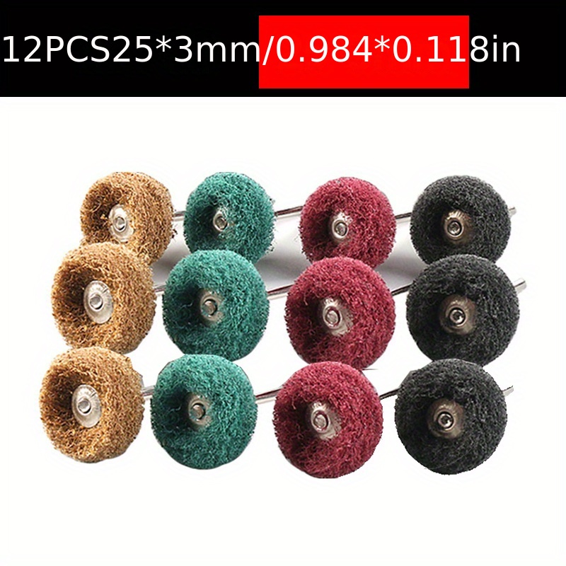 58Pcs Abrasive Polishing Wheel 25mm Buffing Grinding Kit For Dremel Rotary  Tool