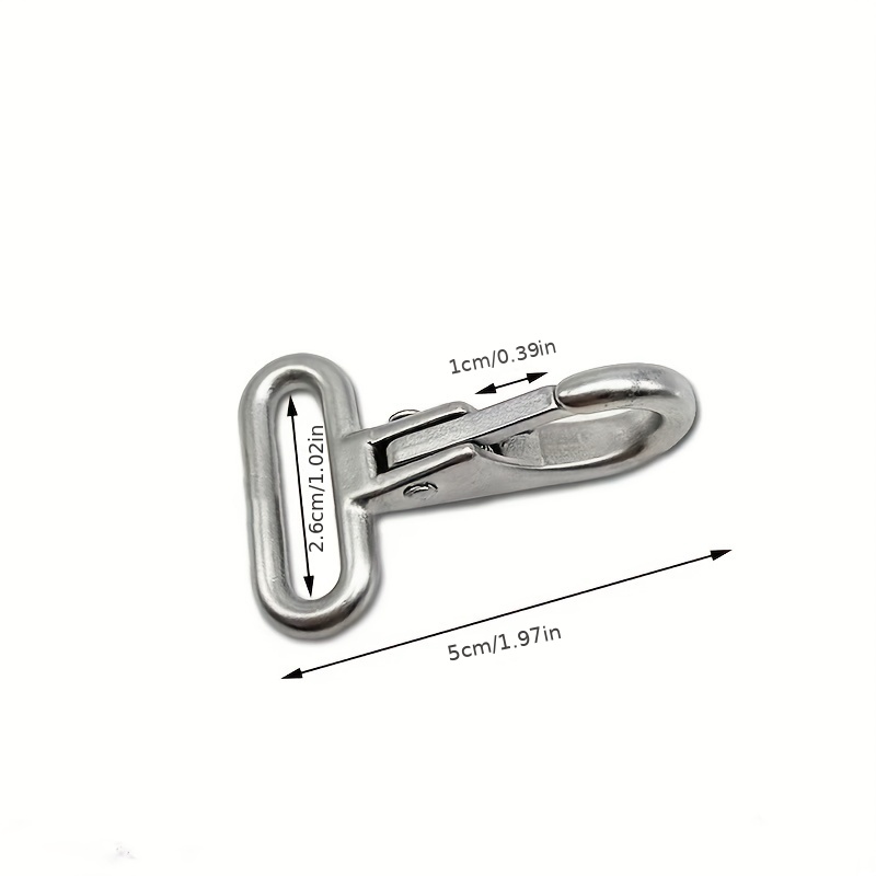 1pc Durable Marine Grade 316 Stainless Steel Snap Hook Ideal For