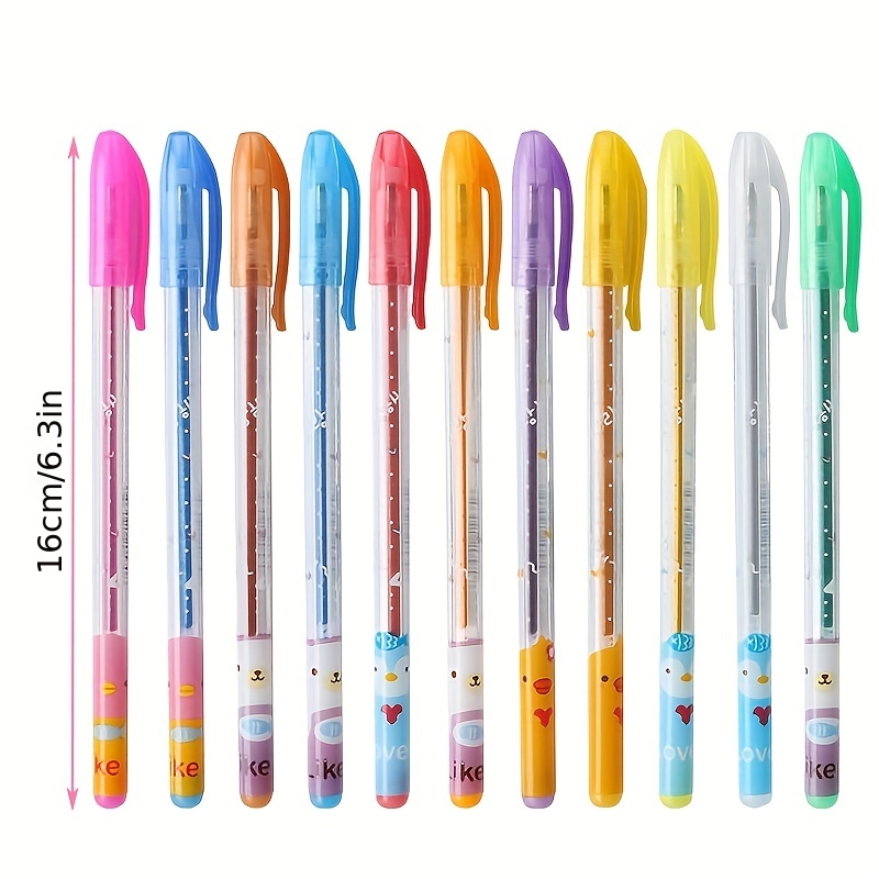 Gel Pens for Adult Coloring Books 48 Glitter Gel Ink Pen Set with Case - Perfect