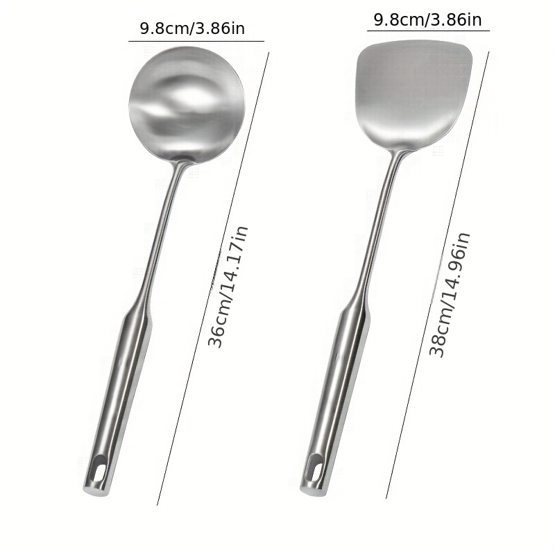 304 Stainless Steel Kitchen Utensils Metal Cooking Tools with