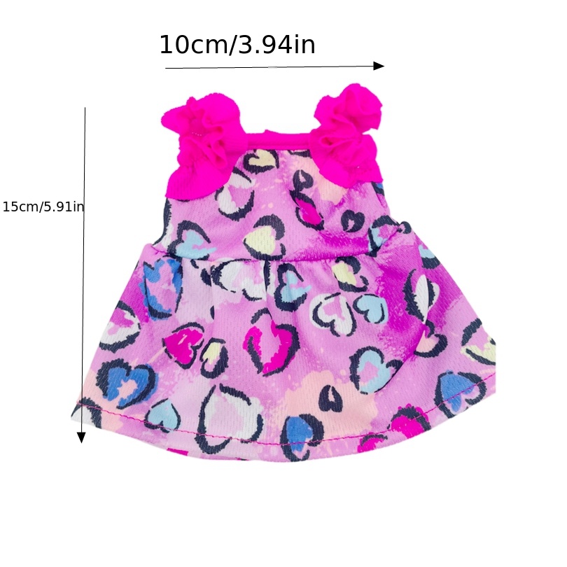 Baby Doll Clothes Accessories Cute Rabbit Pattern Dress - Temu