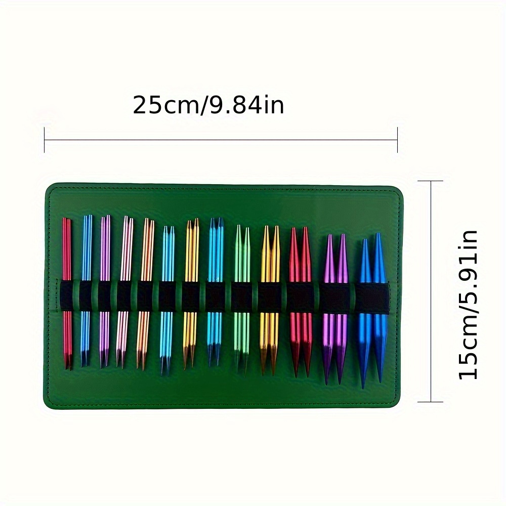 

1set Ring Needle Set Aluminum Oxide Detachable Ring Needle Knitting Tool Sweater Needle