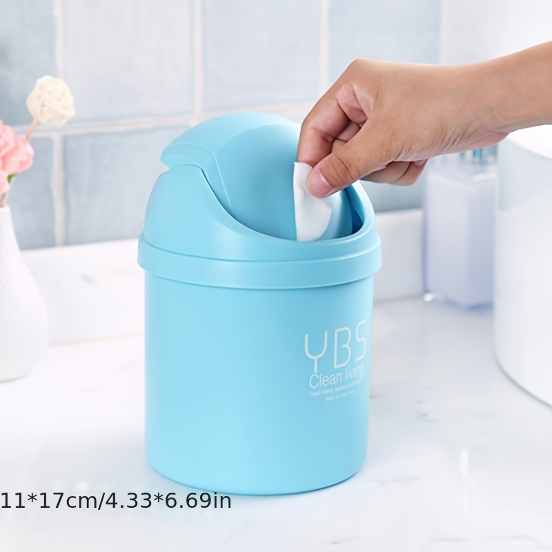 Mini Waste Bin Small Trash Can Desktop Desk Storage