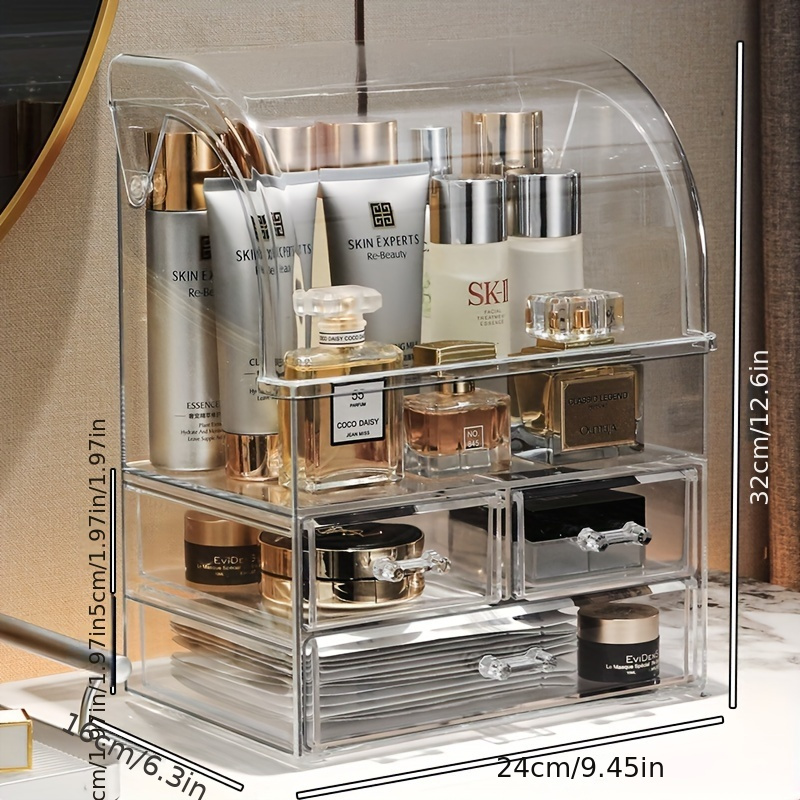 Clear Nail Polish Storage Box Lipstick Highlighters - Temu