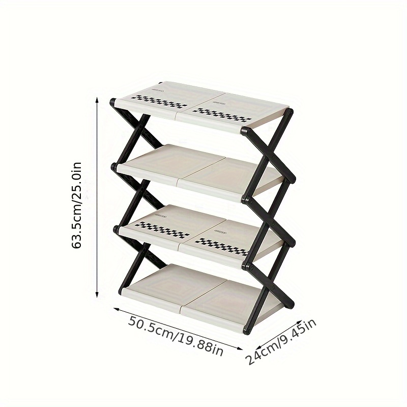 Multi layers Portable Shoe Rack Vertical Shoe Rack With - Temu