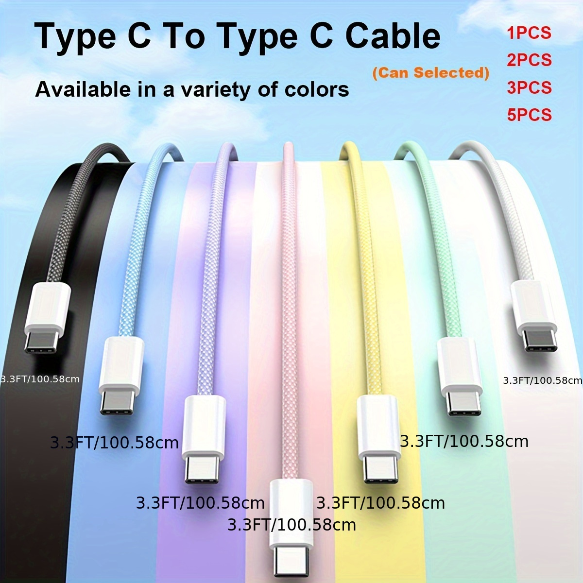 CableCreation 6 inch USB C Cable , Short USB to USB C 3A Fast Charging  Cable, Braided USB C Male to USB Male Cable for Power Bank, Galaxy S23,  iPad