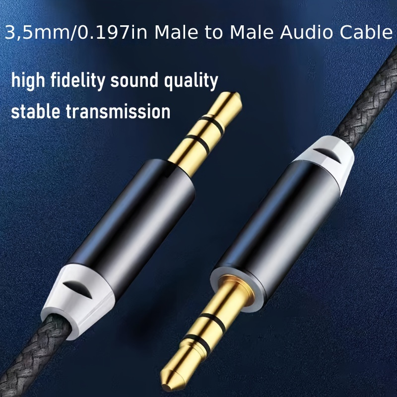 3.5 Cable Extensión Audio Cable Audio 3.5 Mm Macho Hembra Cable Extensión  Auriculares - Tecnología - Temu