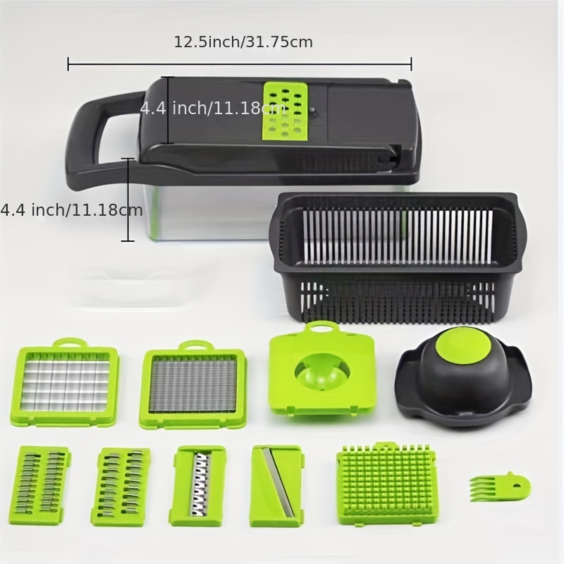 12 in 1 Multifunctional Vegetable Cutter Shredders Slicer With