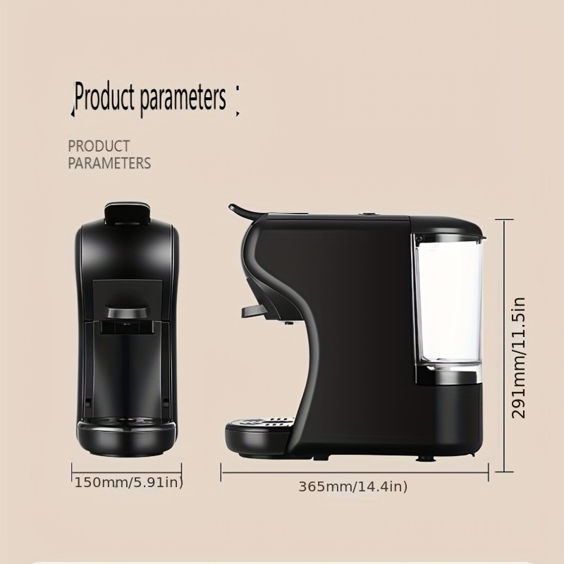 Coffee Machine for Nespresso, 3-in-1 Coffee Maker for Nespresso, K