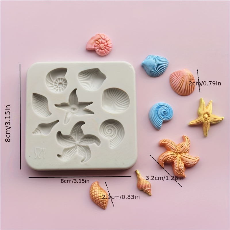 Ocean Series 3D Silicone Mould For Cake Decoration Pearl, Conch, Starfish,  Seashell Food Grade, DIY Handmade Soap Cutter Baking Mold For Kitchen  Accessories From Numberoneaction, $1.75