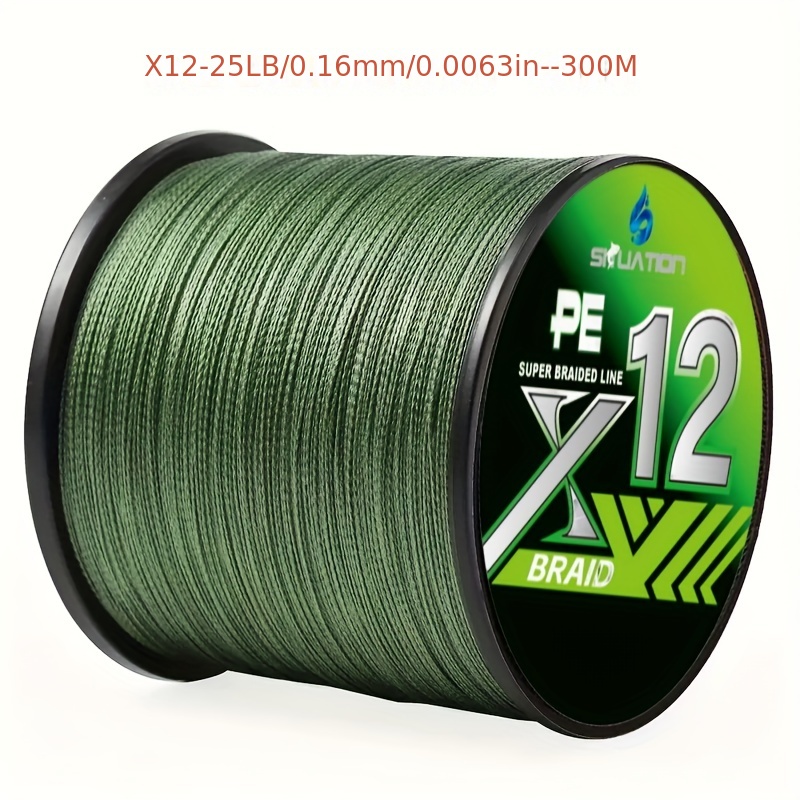 X12 X8 Super Strong 12 Strands 8 Strands Braided Fishing Line PE Line Tackle