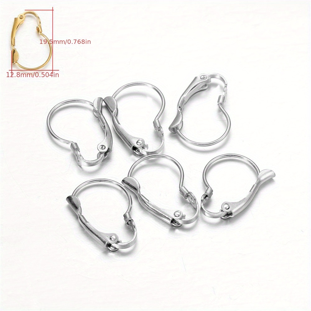Cheap 20pcs/lot Stainless Steel Earrings For Women Base For
