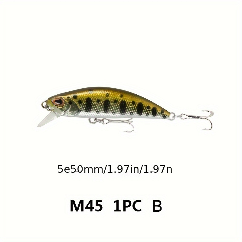 

Leurre Artificiel Lure S' dans Micro Minos 5.5cm/5g Leurre Artificiel Minos Poisson Petit Leurre Minos M45