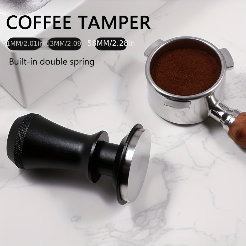 Espresso Tamper, Premium Barista Tools Coffee Tamper With Spring