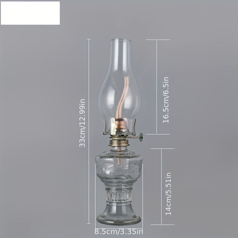 1pc Led Kerosene Oil Lamp Lantern Vintage Oil Lamps Chamber - Temu