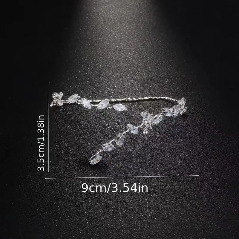 womens elegant leaf bracelet delicatechain with leaf wedding party everyday jewelry year round versatile formal casual bracelet for women minimalist gift sophisticated chic style fine Product details 2