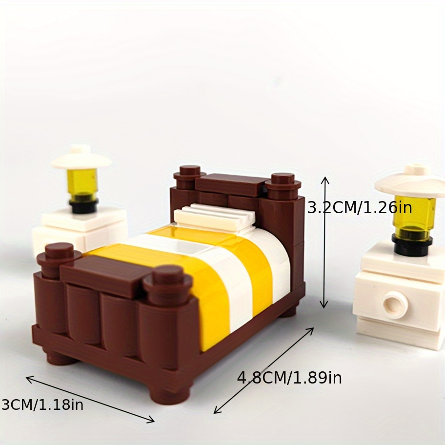 Building Blocks Sleeping Room Bedroom Set Gift