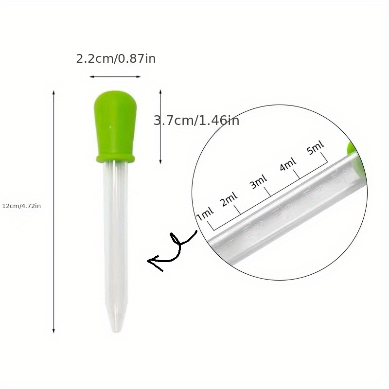 Compte gouttes Liquide En Silicone De 5ml Médicament Anti - Temu Belgium