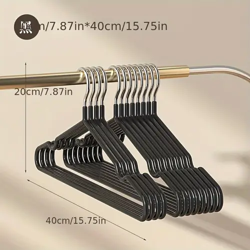 five color hangers black white pink heavy duty hangers 16 5 inch non slip with shoulder wardrobe heavy duty hangers home storage and laundry racks and drying racks bedroom and bathroom clothing stores