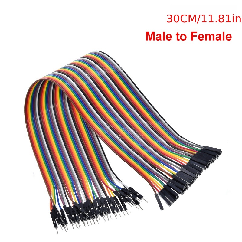 Akozon Cable Electronique 5Pcs Coloré 10cm Câbles Dupont BreadboardJumper  Wires Kit 40pin Femelle Femelle pour câbles Arduino