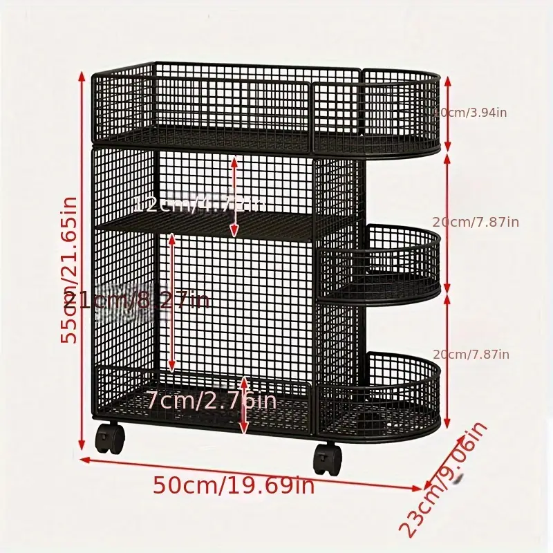 3 tier metal bookshelf with rolling casters space saving under desk storage organizer for books filing bins decor durable metal shelves easy assembly no tools needed for home office organization bookshelf furniture utility racks Product details 5