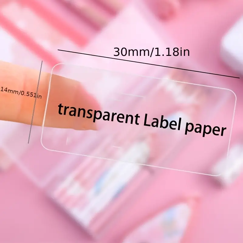 Transparent Thermal Pet Label Paper Is Only Applicable To - Temu