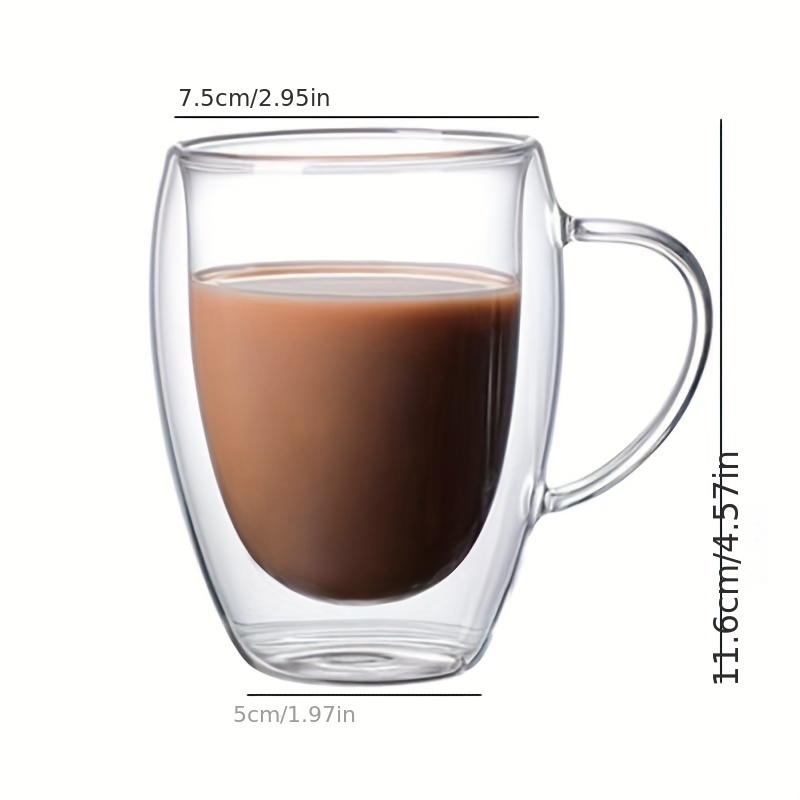 Double-Walled Glass Coffee Cup (150ml)