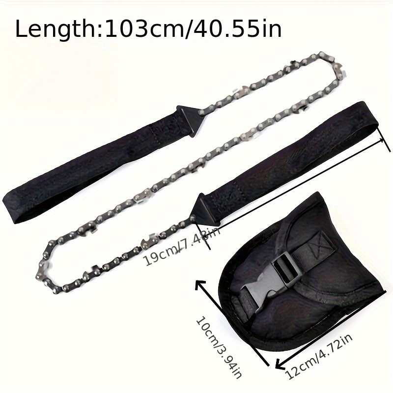 Portable Hand Chain Saw, 11tooth Steel Pocket Saw, Garden Pruning