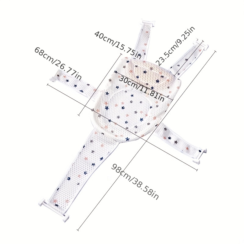 Non-Slip Baby Bath Net Holder for Safe Bathing