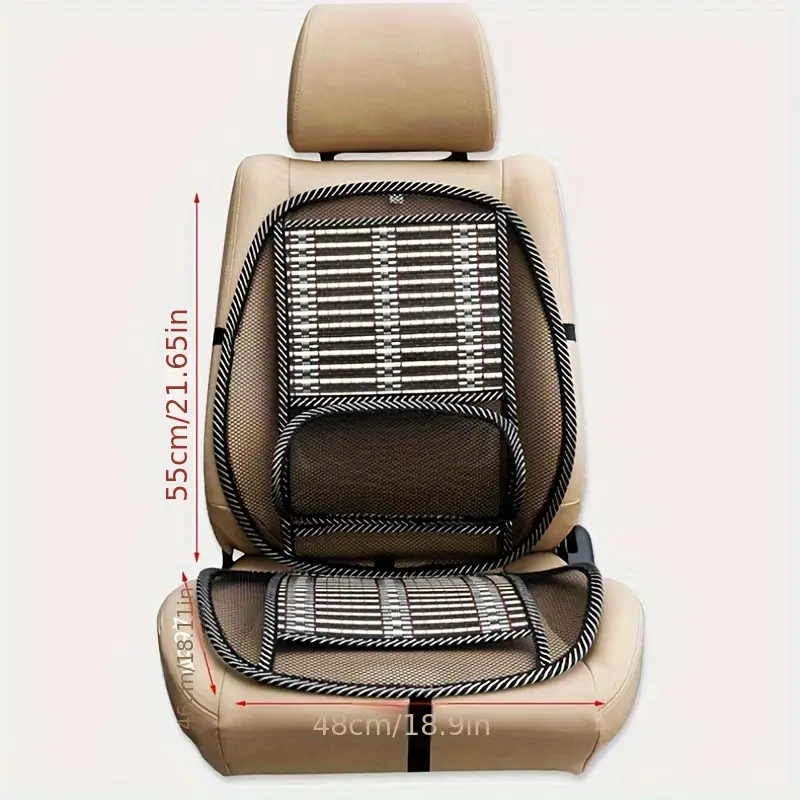 breathable summer car seat cushion with lumbar wire for universal car accessories details 5