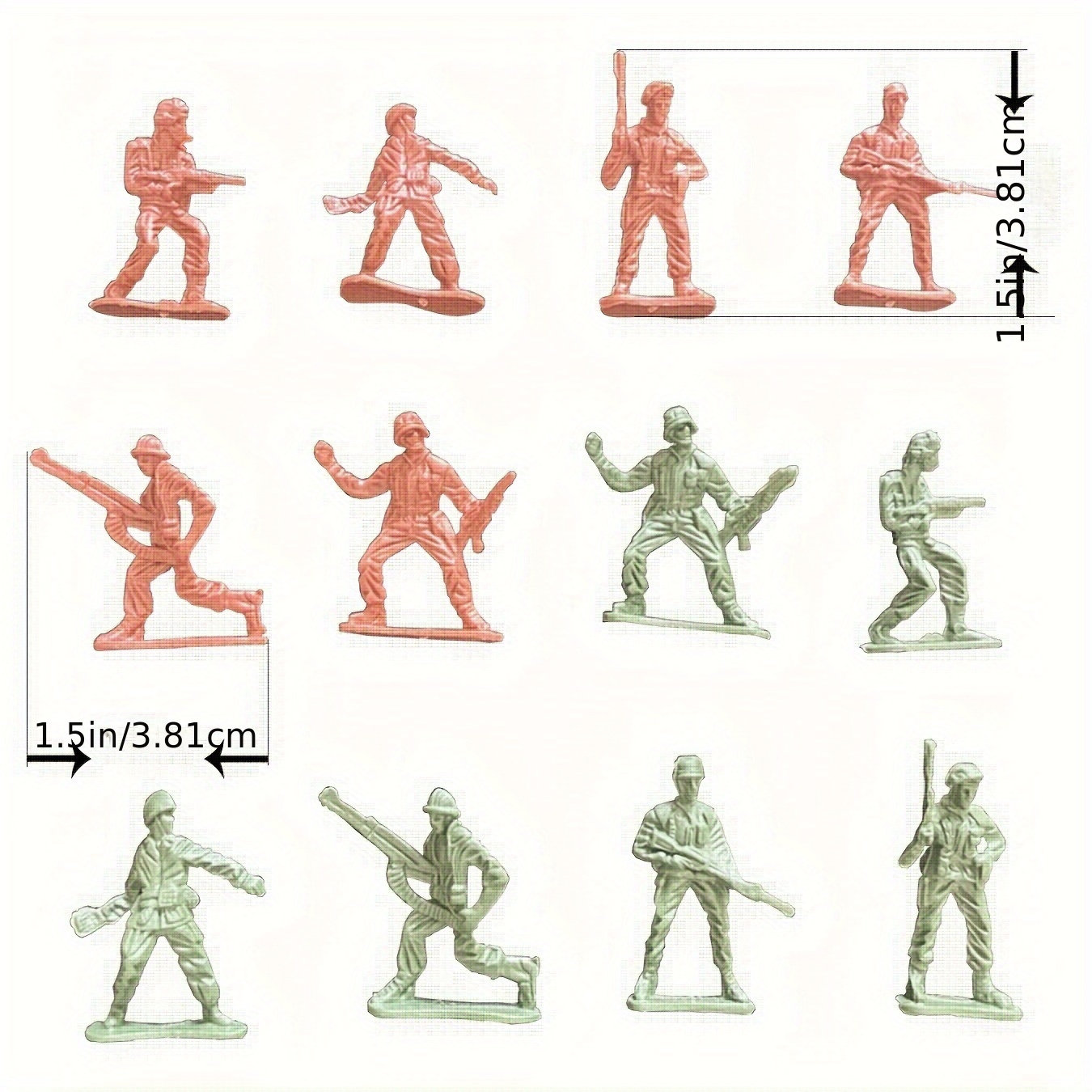 4 color Mini Soldier Nostalgic Toy Little Warrior Set - Temu